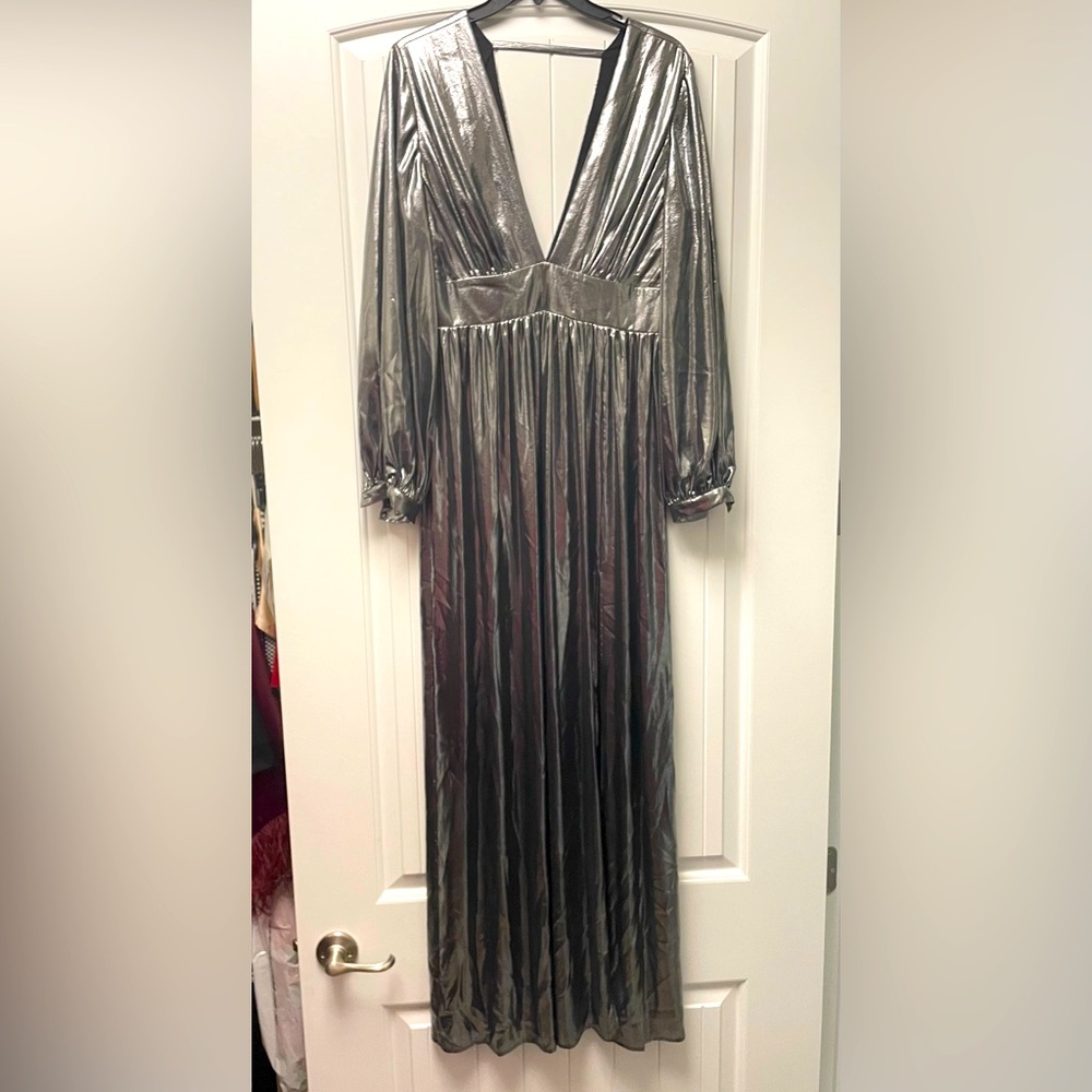 Gianni binni metallic dress